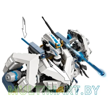 Конструктор LEGO Ninjago 71738 Битва с роботом Зейна картинка 12